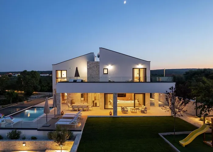 Luxury Terra Dalmatica Heated Pool Jacuzzi Sauna Вилла *